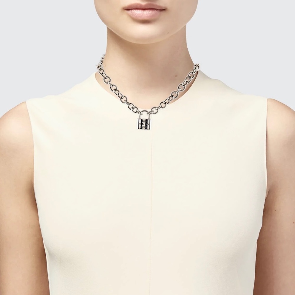 Tiffany & Co. 1837  Lock Charm Necklace Retired
